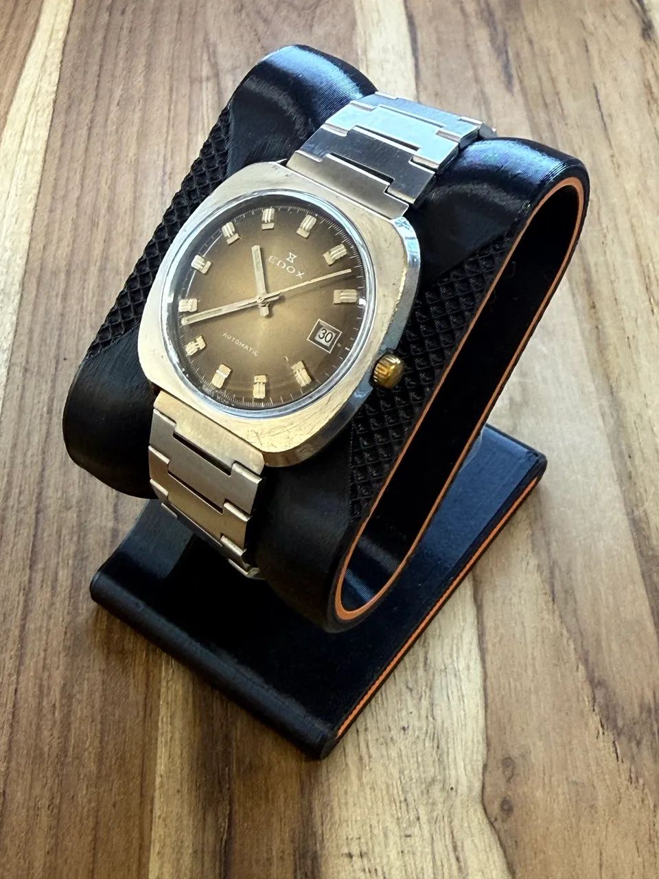 Relógio Edox Automatic Cushion - 1969 - Foto 2