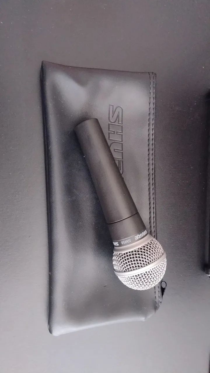Microfone Shure SM 58 - Original - Microfones e Gravadores