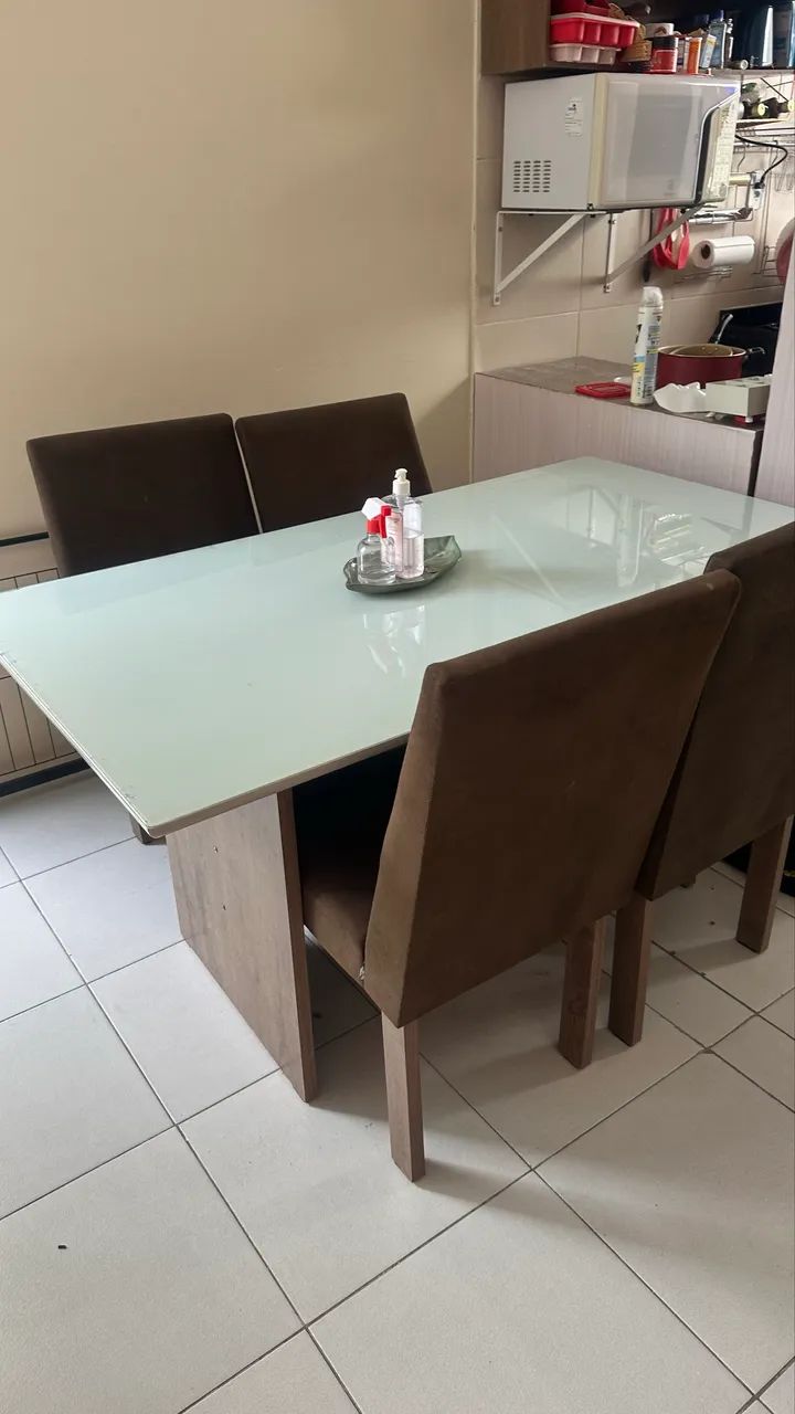 MESA SEIS LUGARES + 6 CADEIRAS - Foto 2