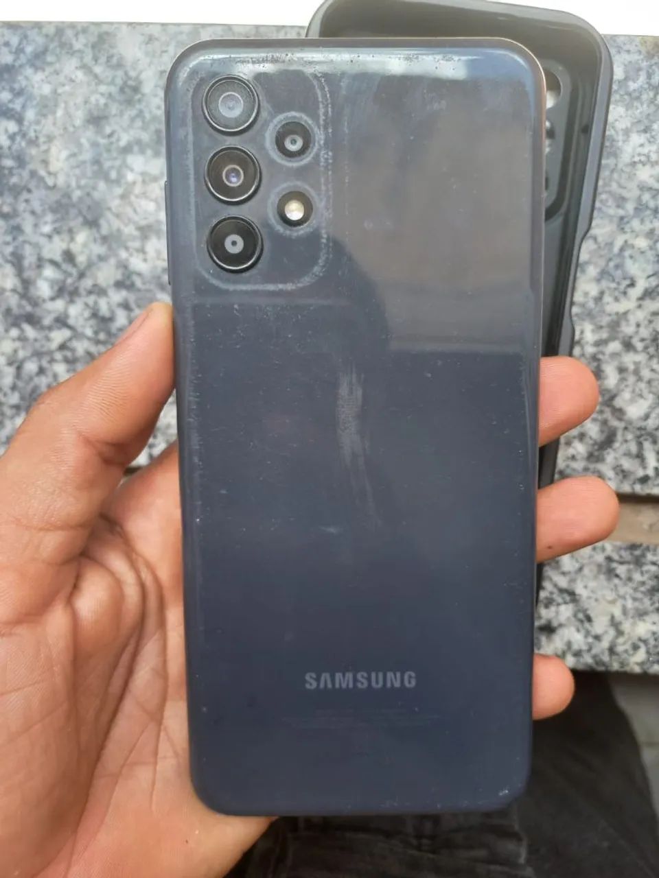 Celular A13 com 128 Gb e 4 RAM com capinha e pelúcia  - Foto 2
