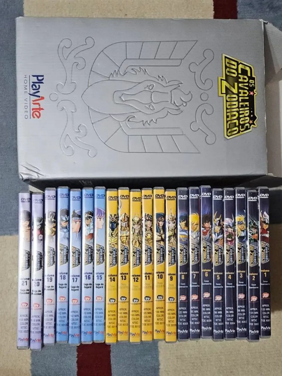 Box Completo Os Cavaleiros do Zodíaco - Saga Clássica + Hades +