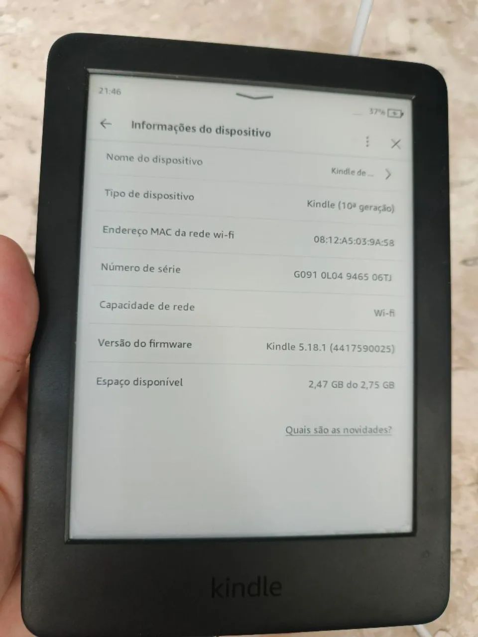 Kindle 10 geraçao  - Foto 4