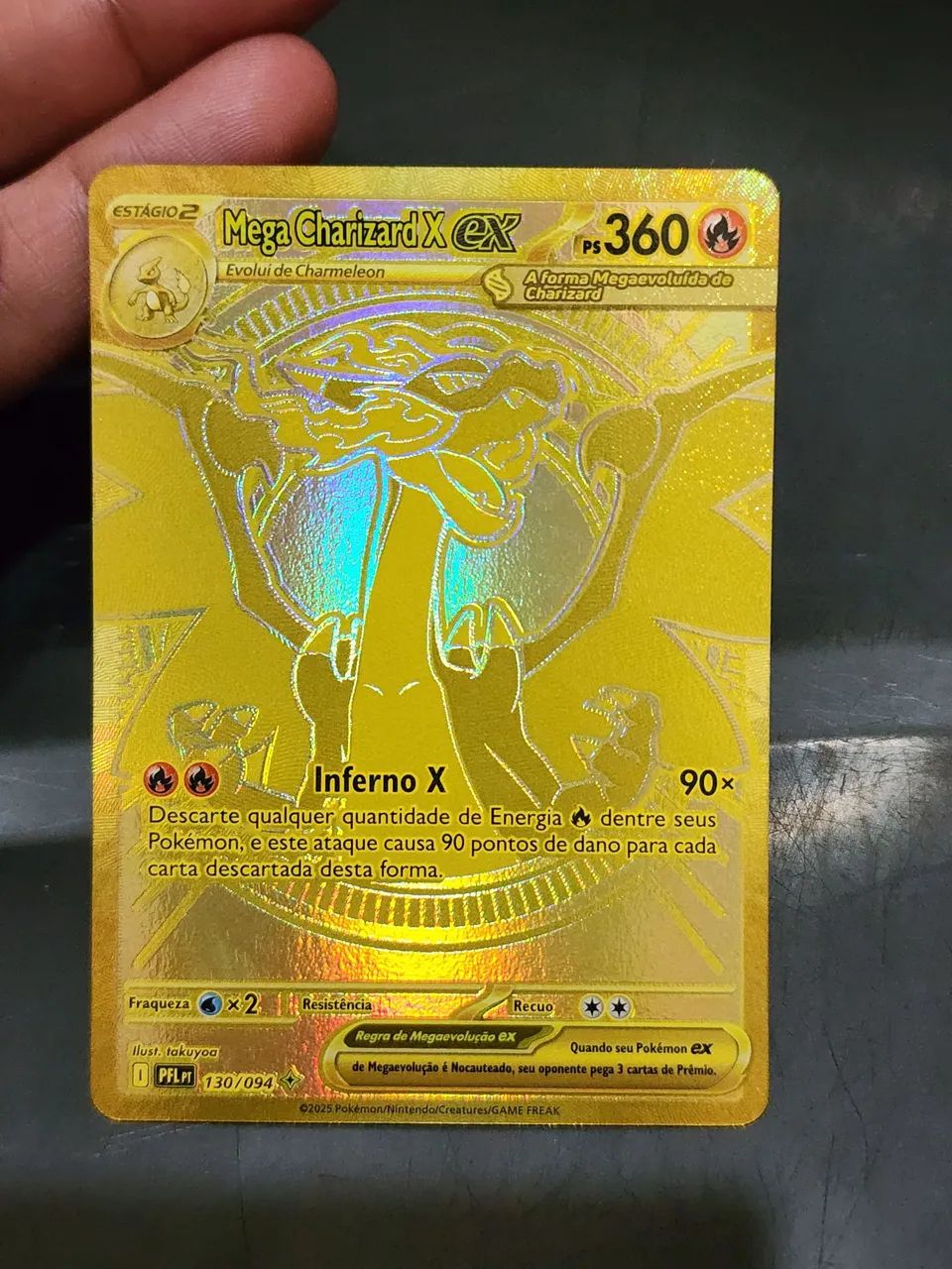 Pokemon tcg Mega Charizard X ex 130/094 - Foto 3