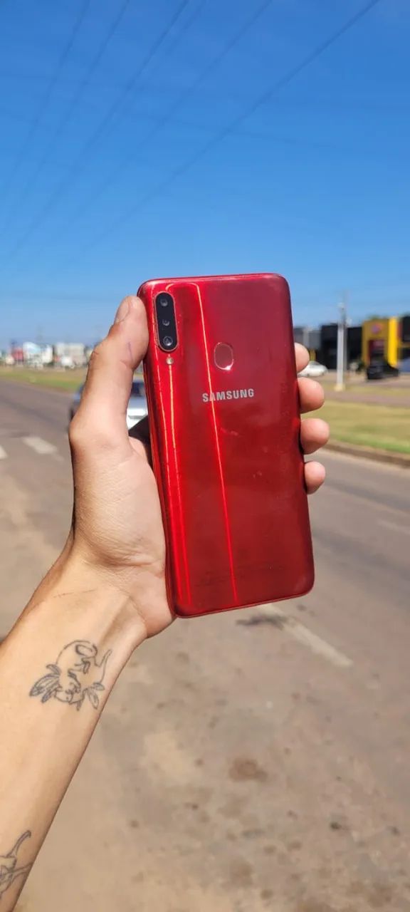 Vendo Samsung Galaxy A20s (Vermelho) - Foto 2