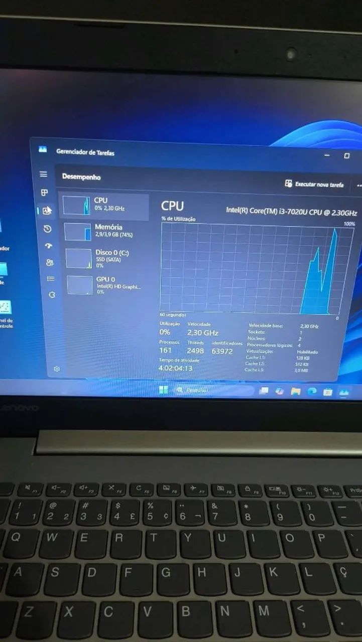 Notebook i3 7020u ( Bateria Boa ) - Foto 3