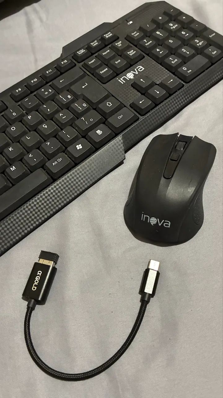 Kit teclado + mouse + adaptador  - Foto 3