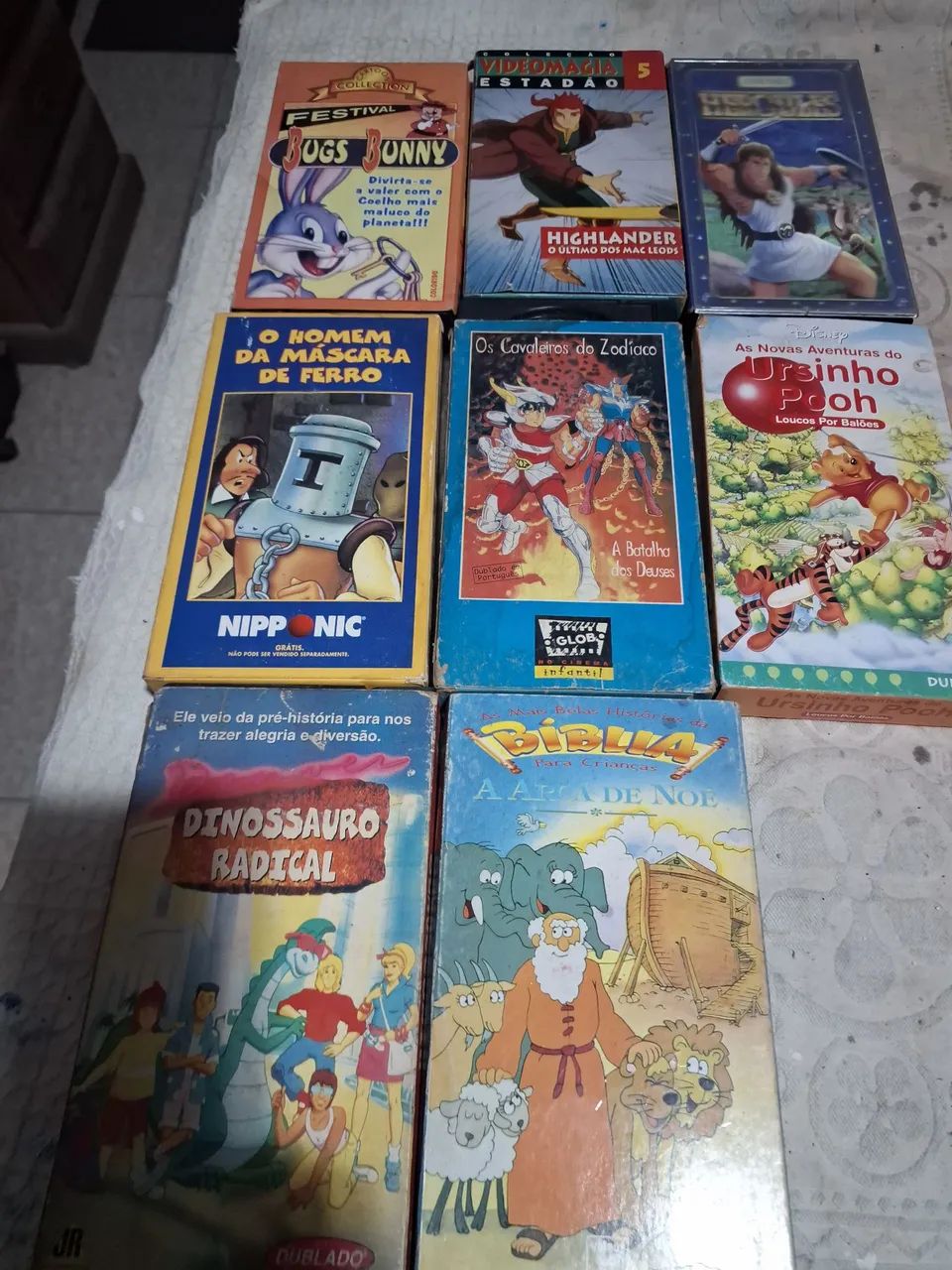 Fita k7 de desenhos originais. Valor unitario - Projetores e Telas