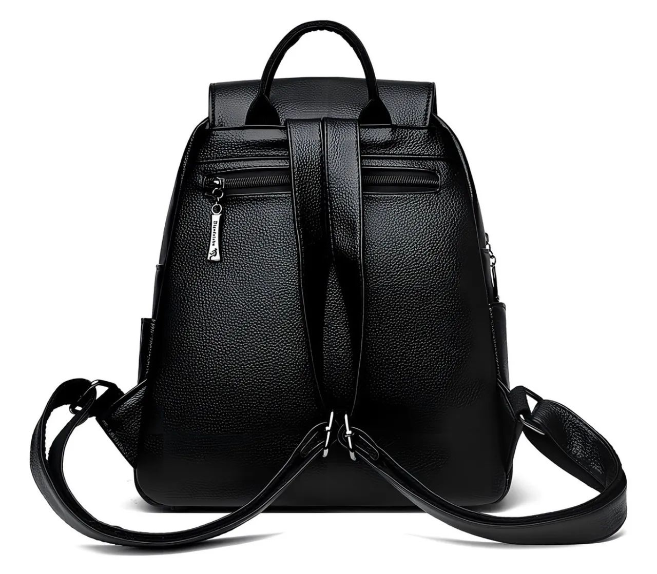 Bolsa Balidaishu Couro Marrom  - Foto 3