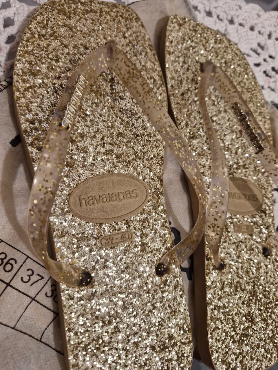  Chinelo Havaianas com brilho  - Foto 3