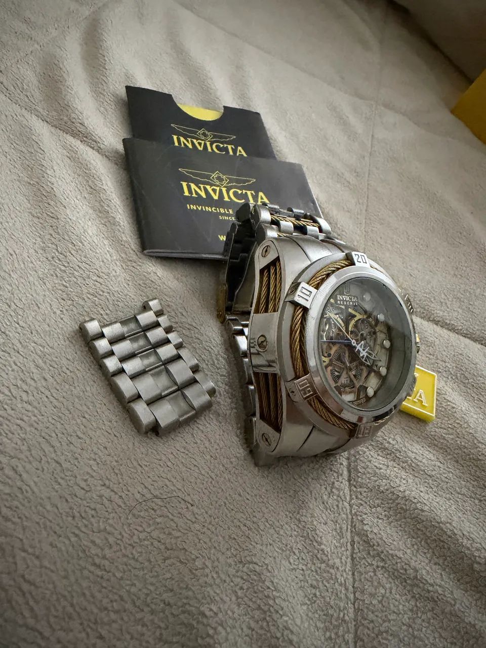 RELÓGIO INVICTA RESERVE BOLT ZEUS SKELETON - Foto 2