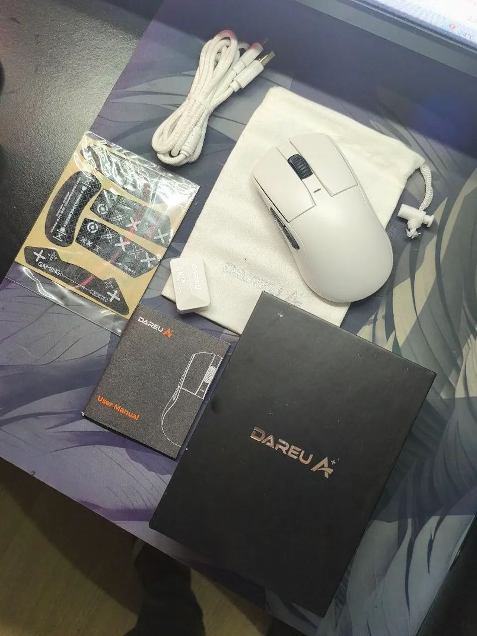 Mouse Dareu a950 pro receptor 4k novo