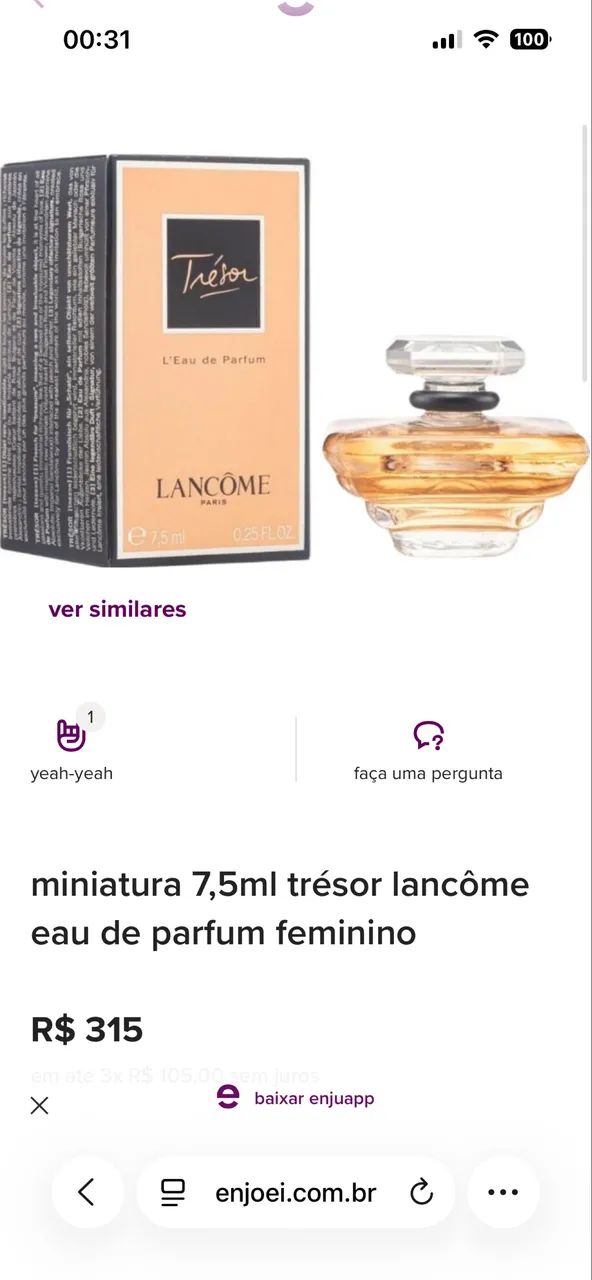 Vendo Trésor Lacôme Eau de Parfum - Foto 3