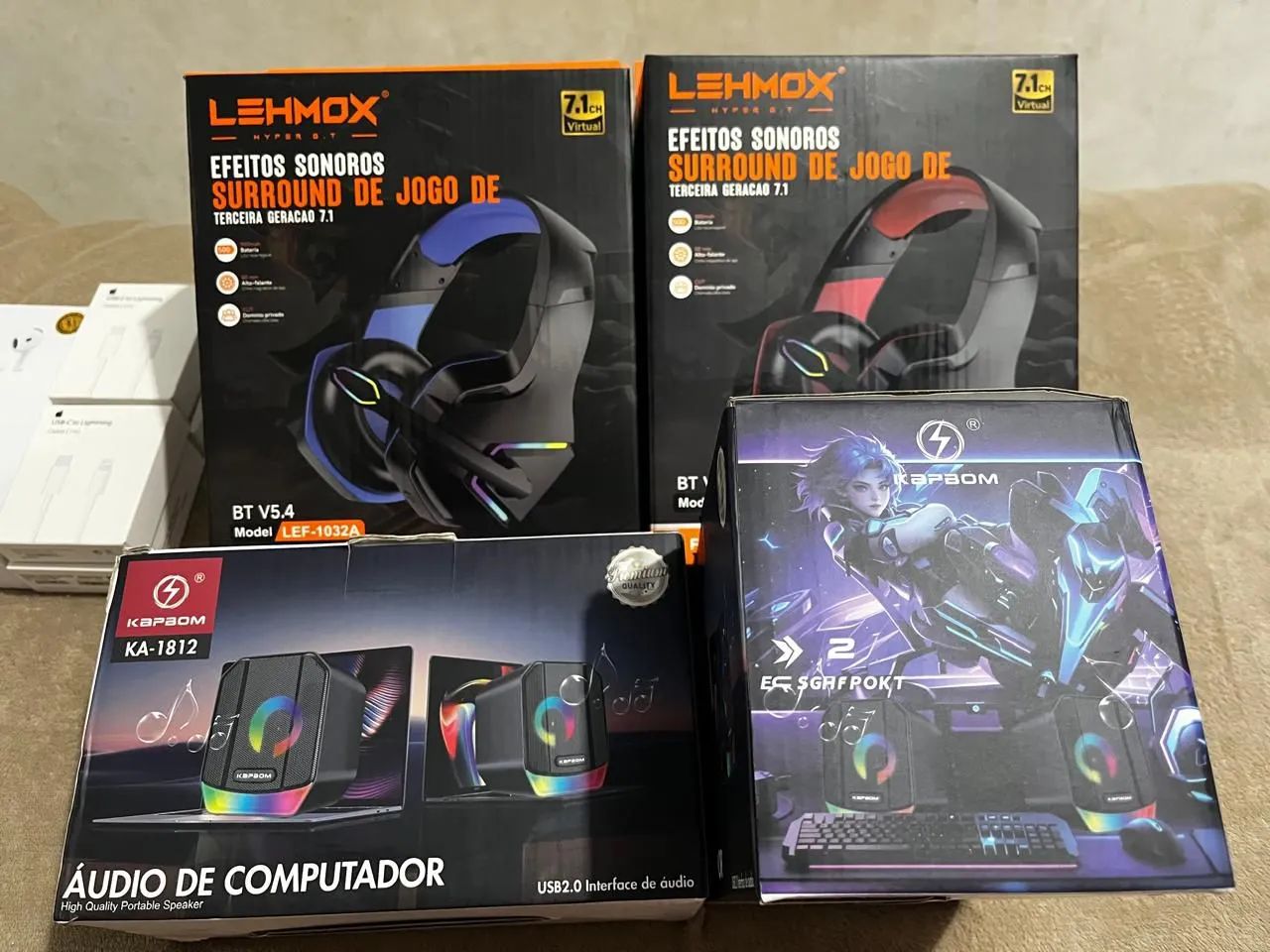 Caixinha p/ PC gamer  - Foto 3