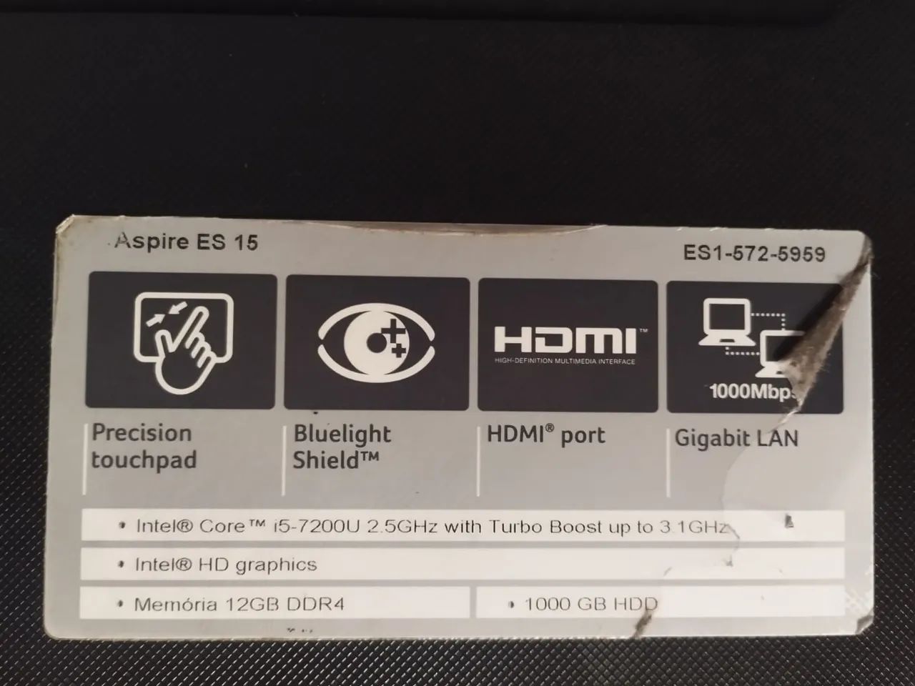 Notebook Acer i5 12Gb RAM 1TB - Foto 2