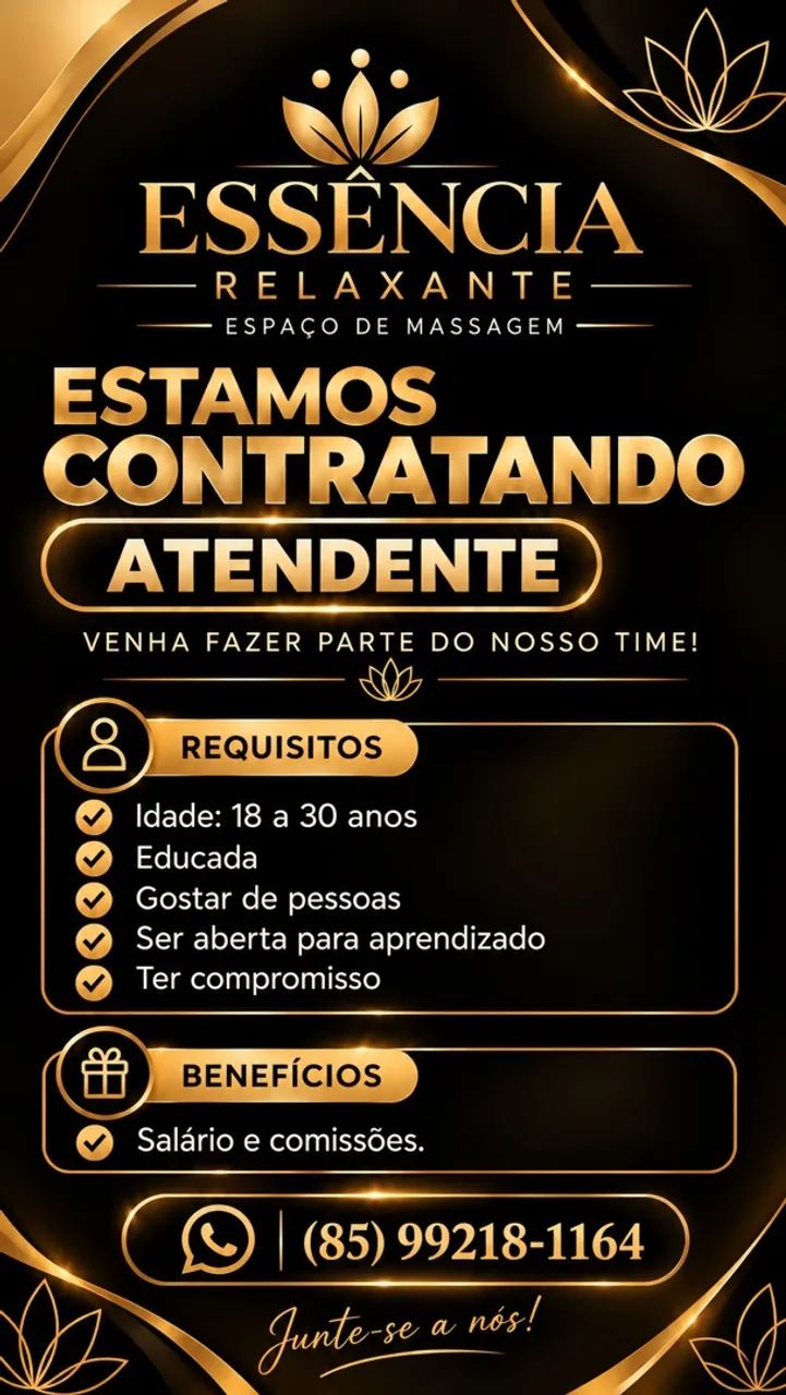Vaga para feminino 