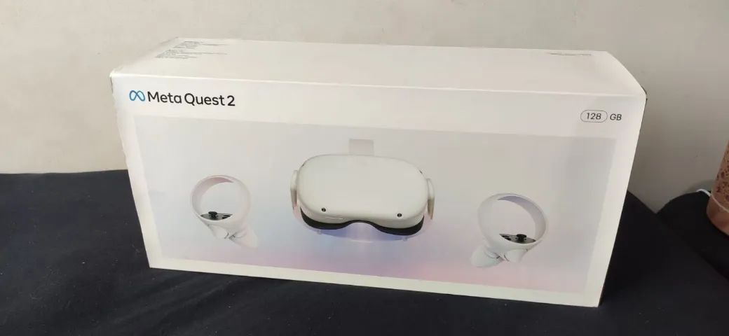 Meta Quest 2 128GB Completo na Caixa + Cabo Link para PC