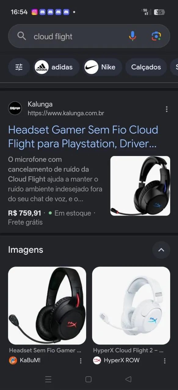 HEADSET CLOUD FLIGHT HYPERX WIRELESS - Foto 5