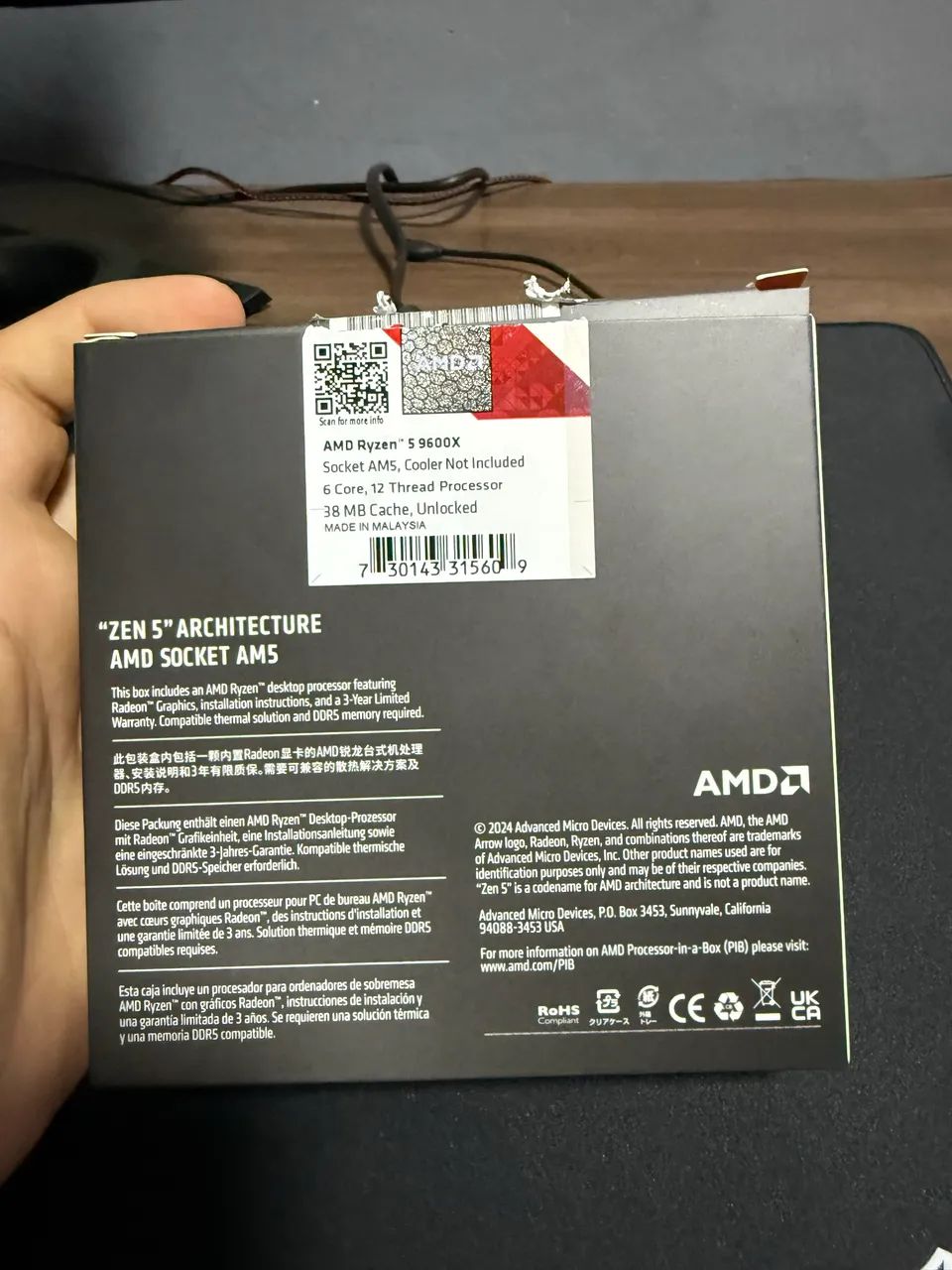 Ryzen 5 9600x  - Foto 4