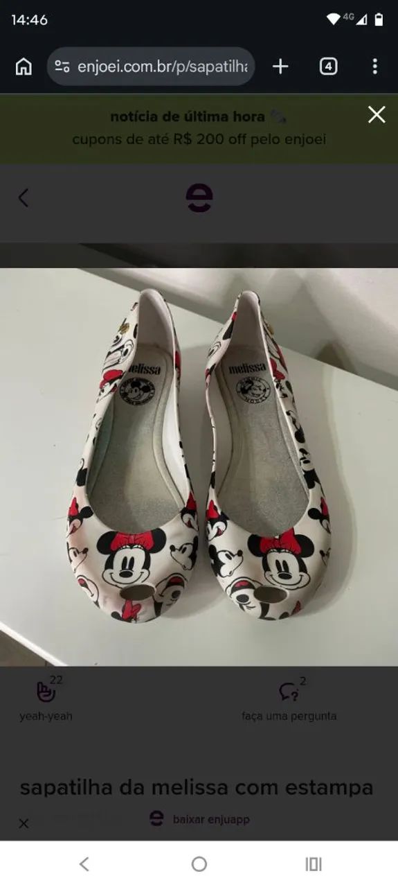 Melissa original Mickey mouse número 37