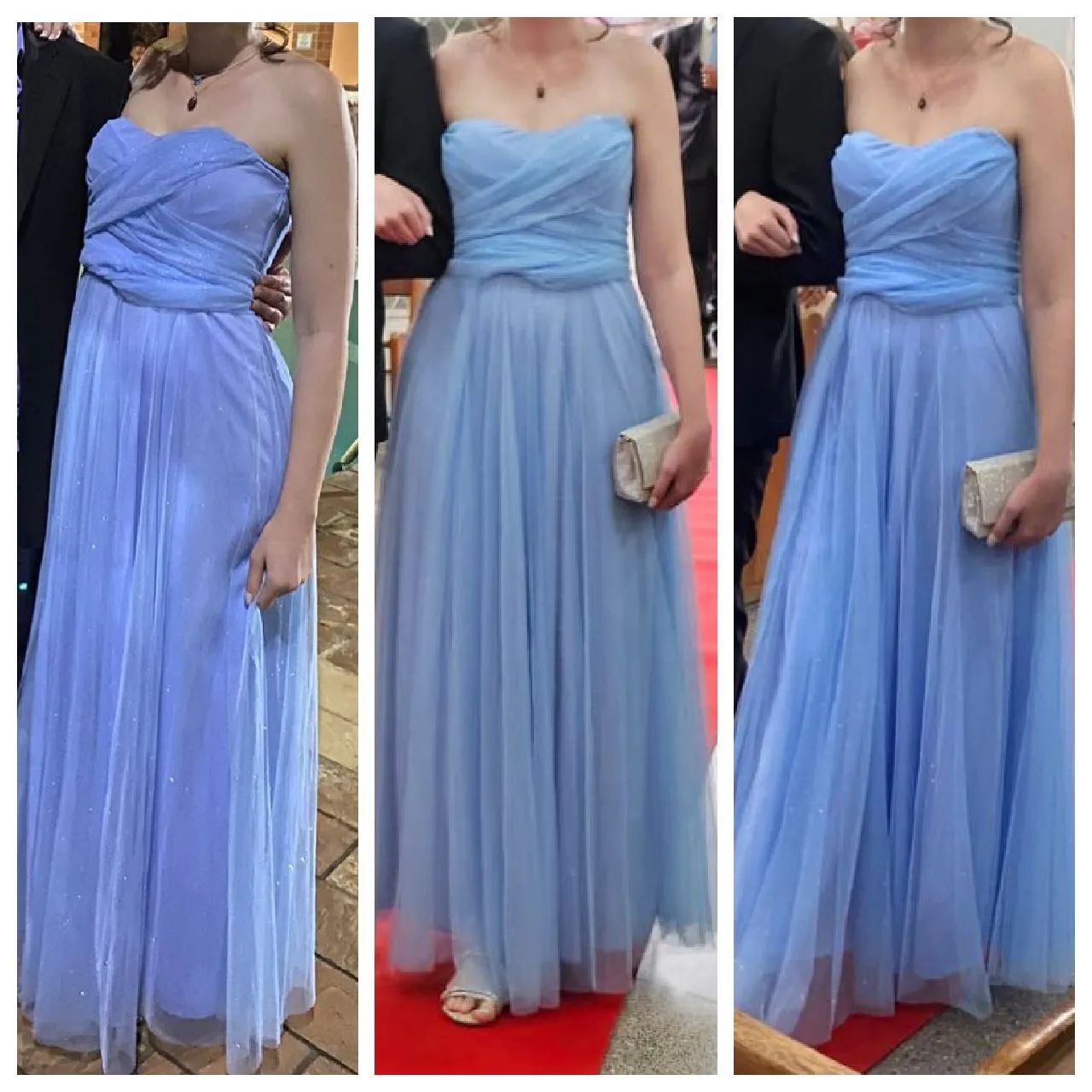 Vestido festa azul serenity