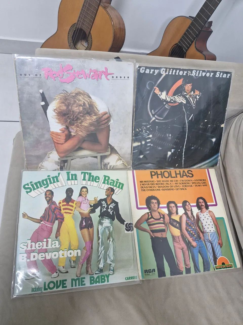 Vinil Rod Stewart Gary Glitter Pholhas