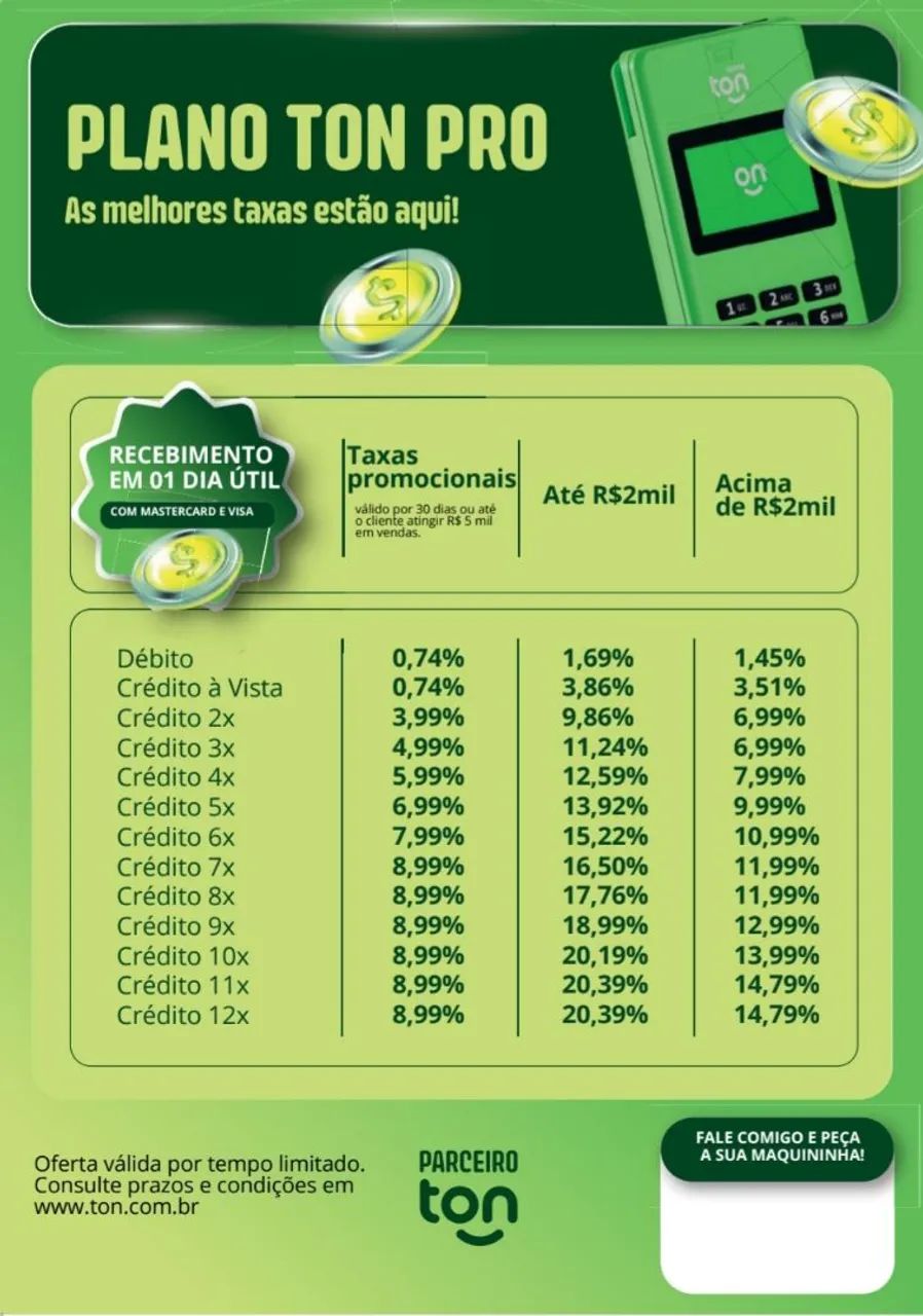 Maquininhas Ton ( Pro , super , básicas)  - Foto 4