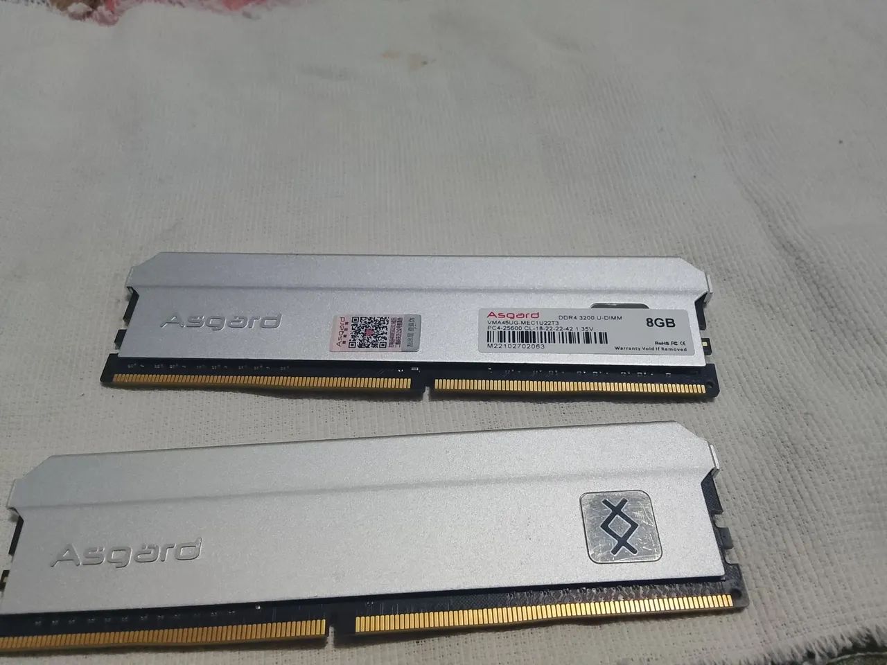 Memória ram asgard dois pente de 8gb - Foto 2