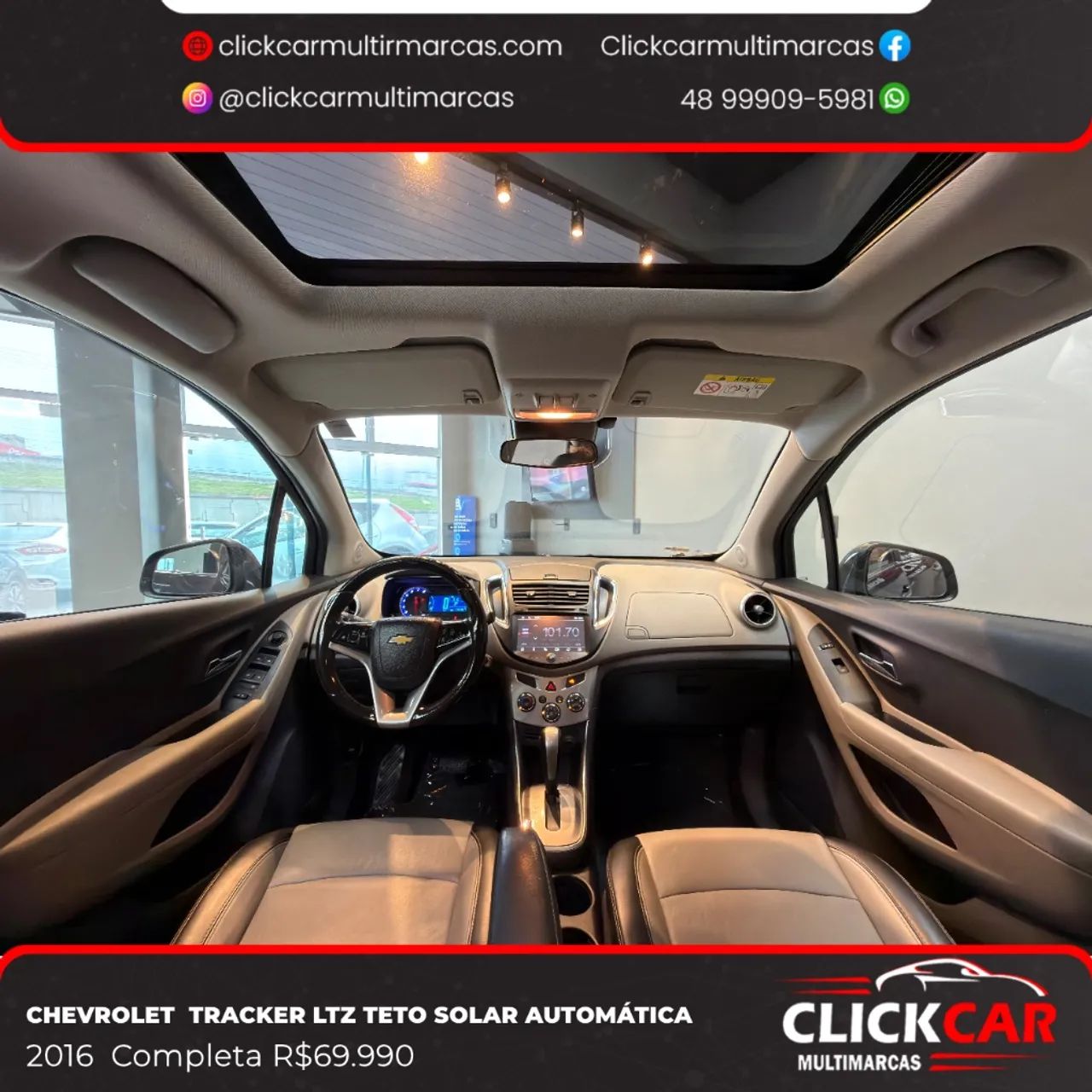 Chevrolet Tracker LTZ 1.8 16V Flex 4X2 Aut. 2016 - Foto 3