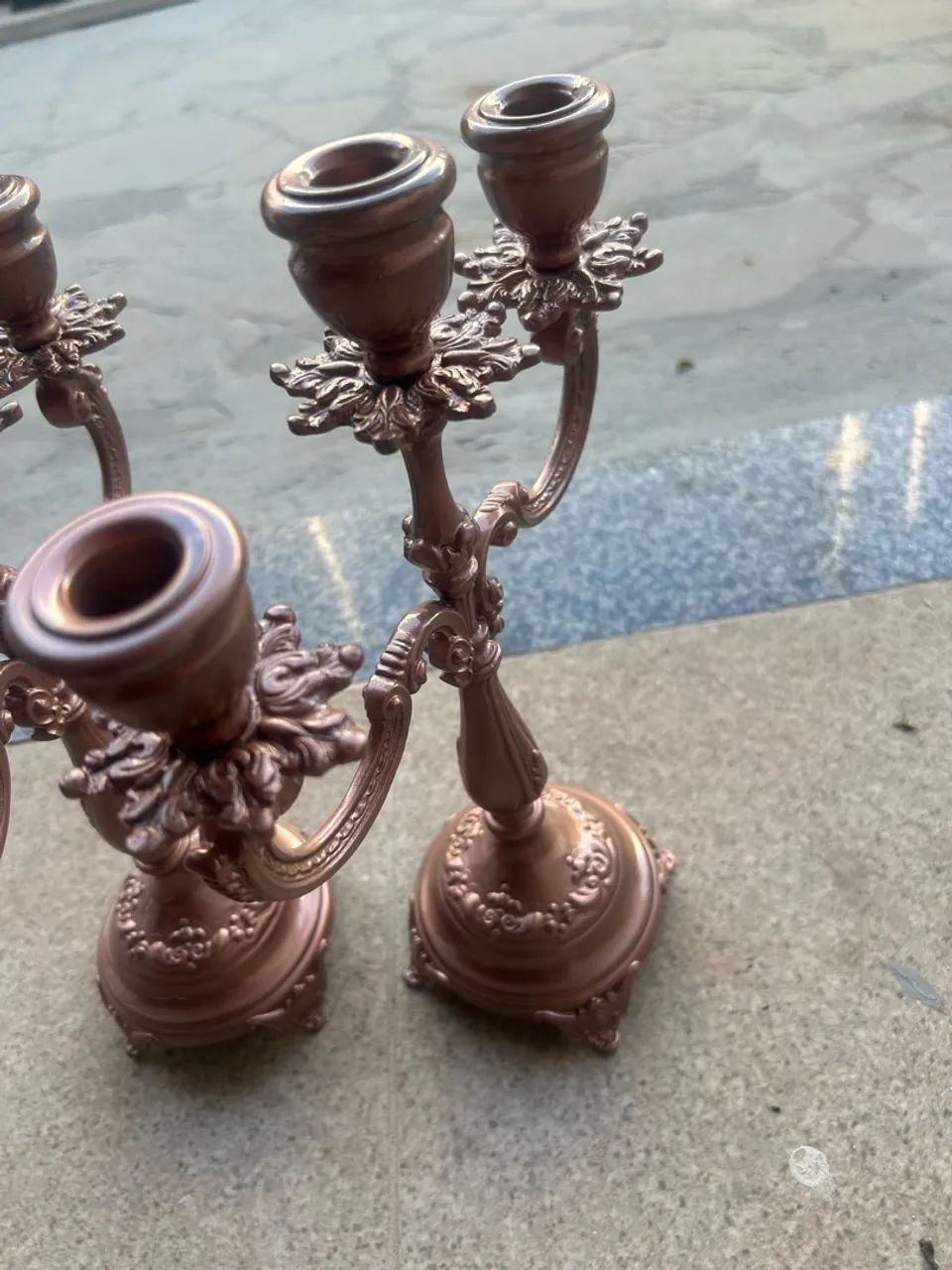 Candelabro de três velas  - Foto 2