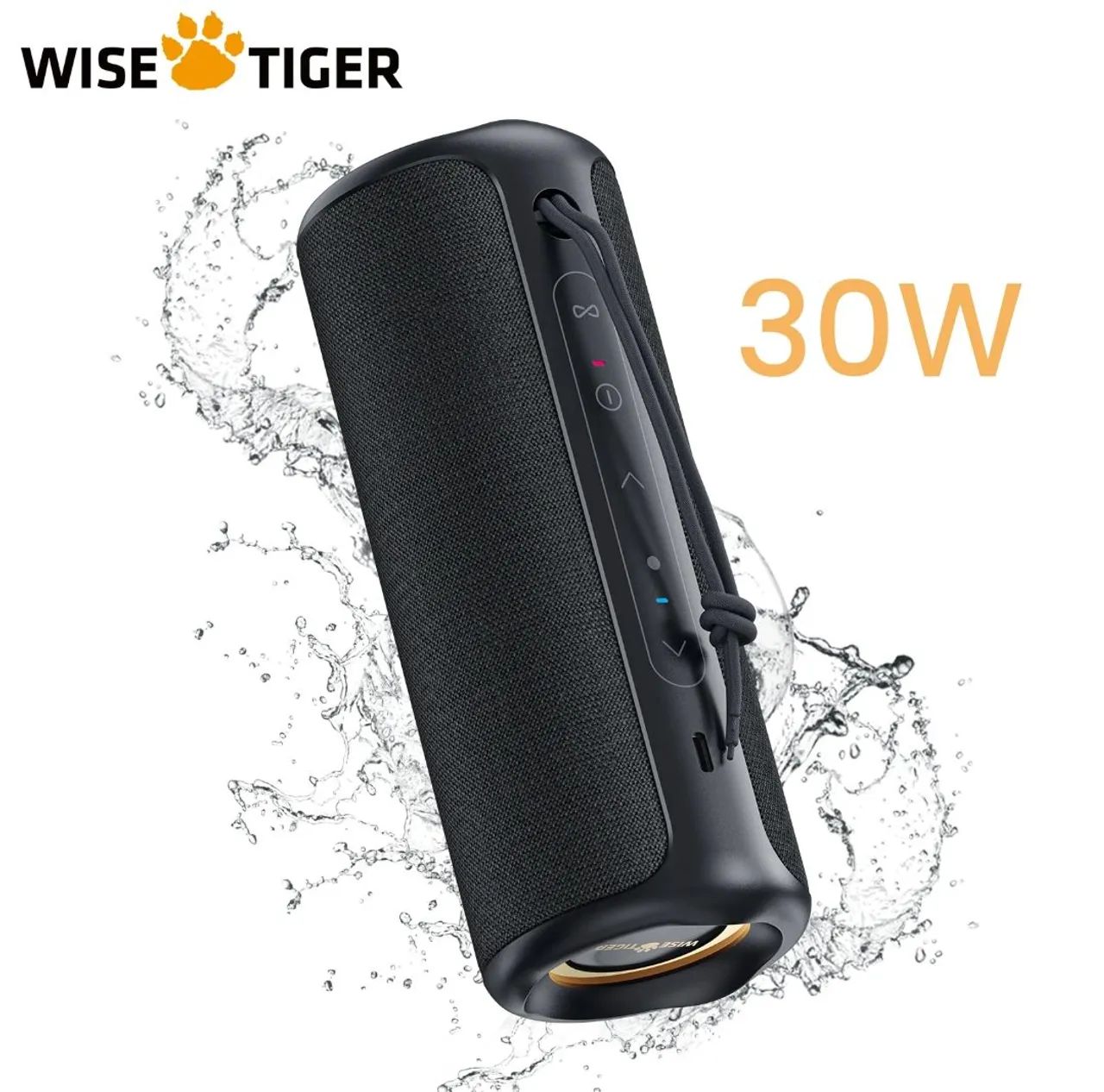 Caixa de som Bluetooth 30W Wise Tiger P3