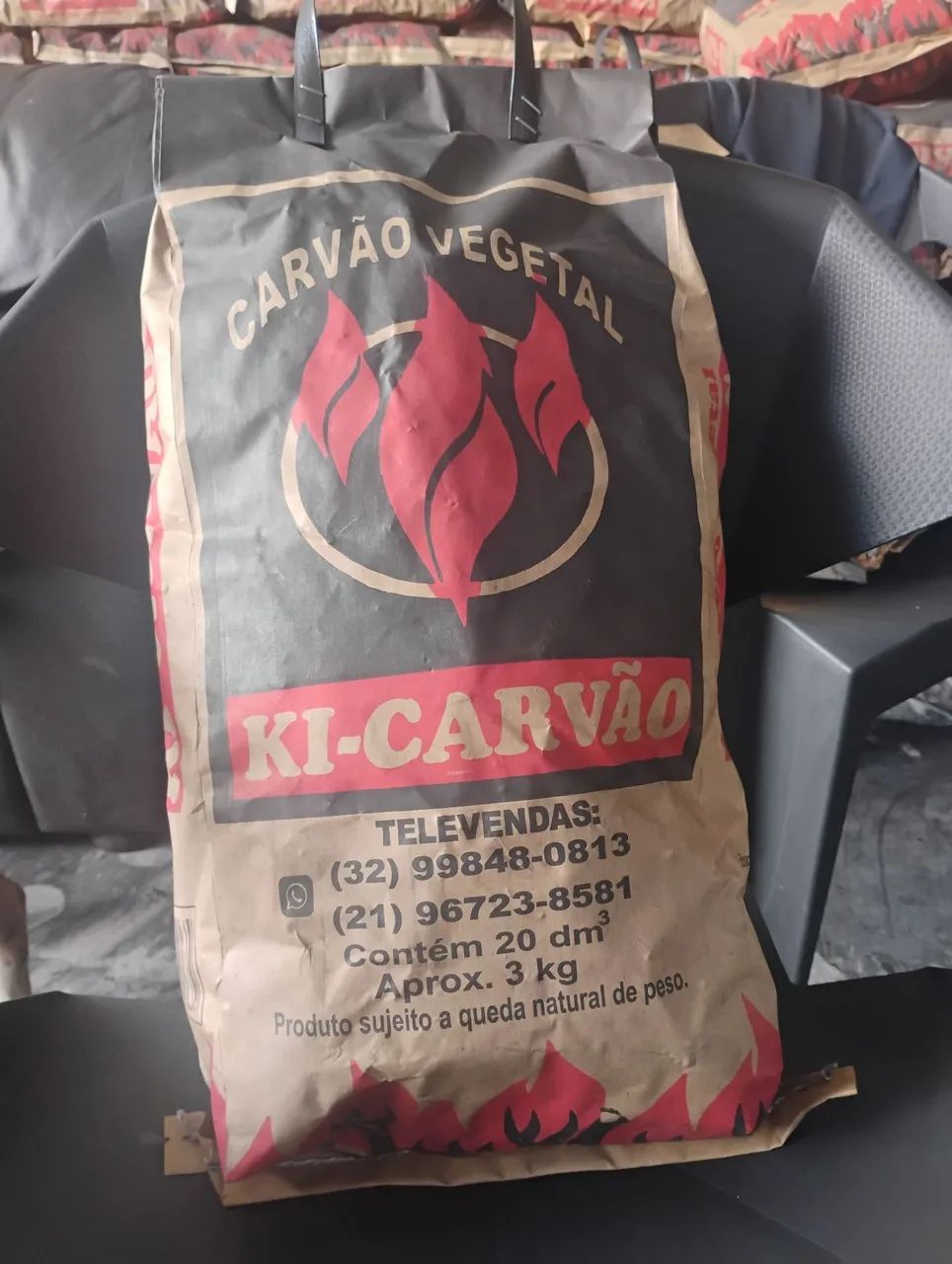 Carvão 3 kg alta qualidade!!!