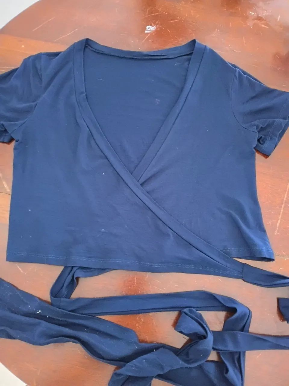 Blusinha transpassada 