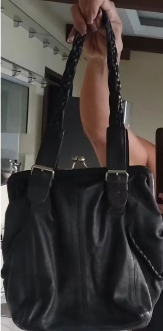 Bolsa de Couro Legítimo Nativa - Foto 3