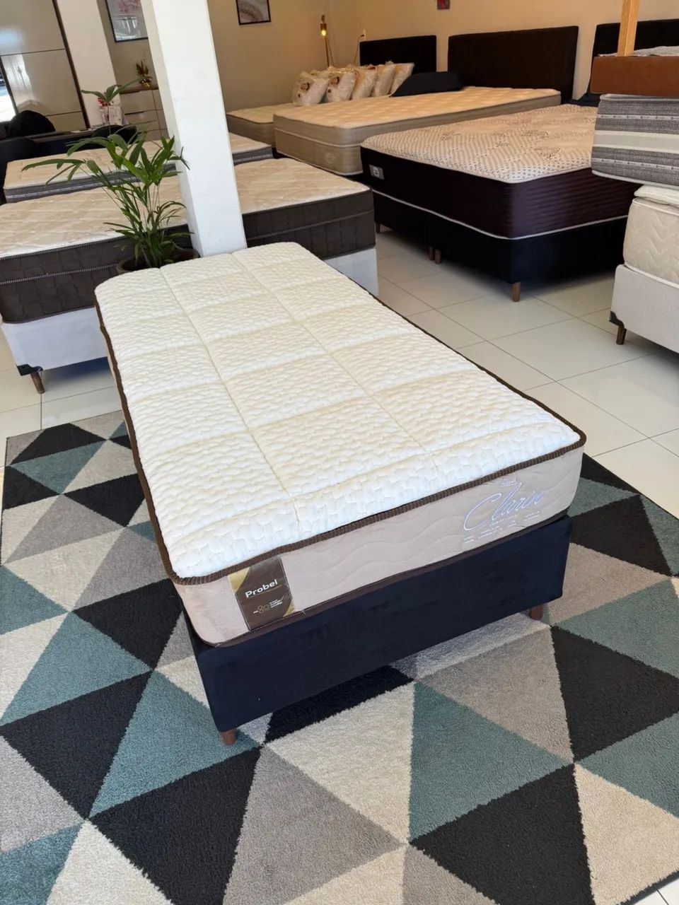 Cama box Solteiro com colchão TOP - Entrego! 