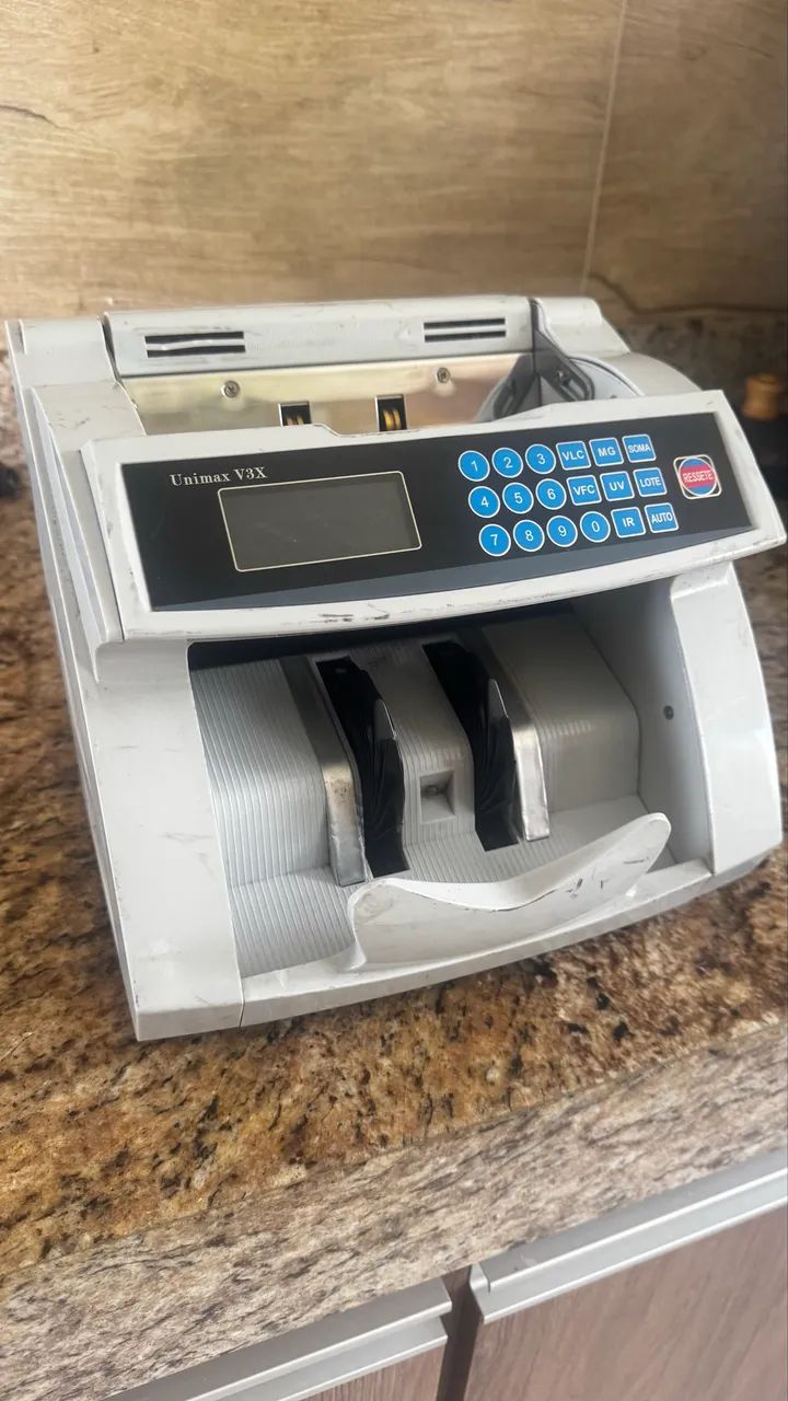 Máquina contador de dinheiro cédulas