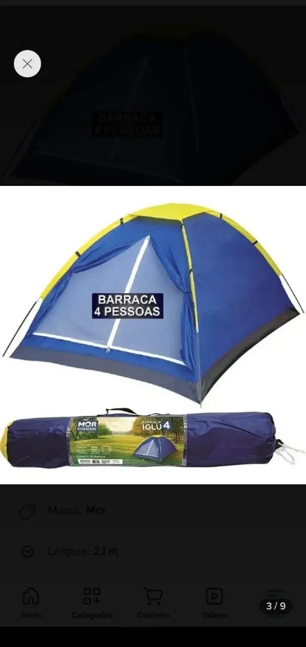 Barraca Mor Modelo Iglu4 4 pessoas - Foto 2