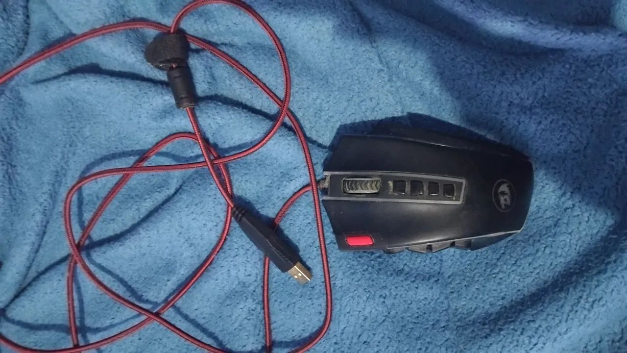 Mouse gamer red dragon RGB original 100% PC - Foto 4