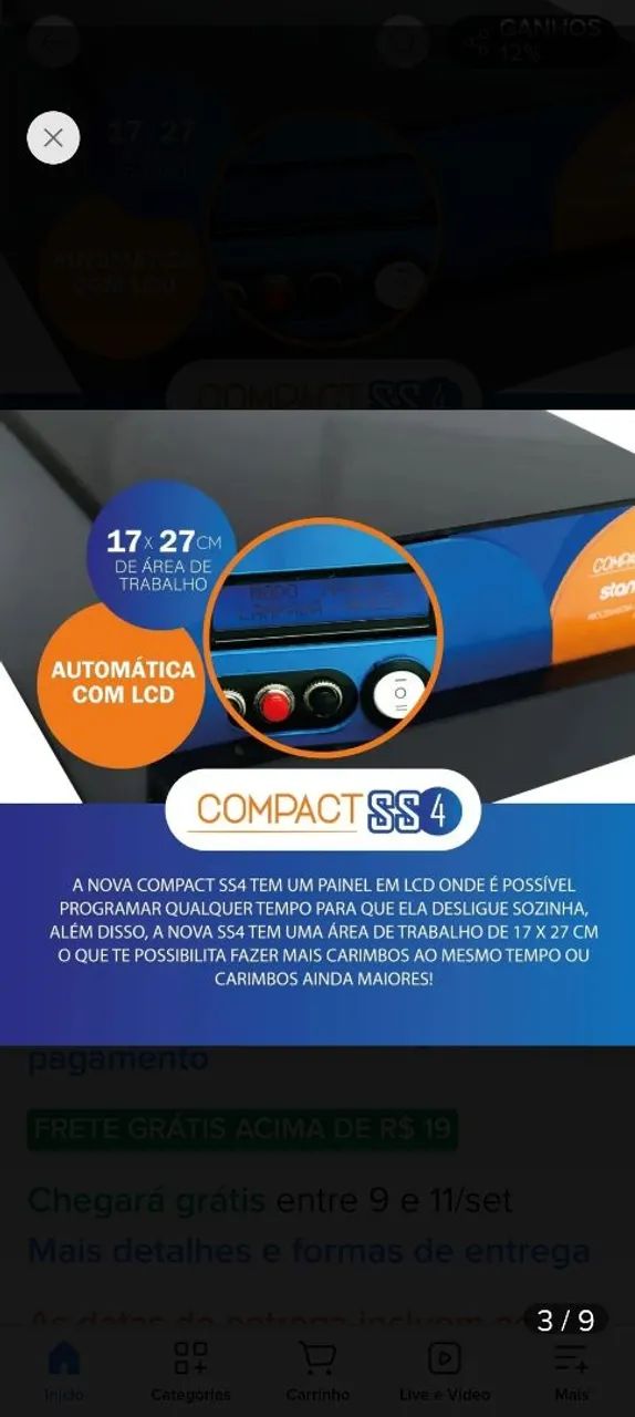 Máquina de Carimbos Stampset SS4 - Foto 2