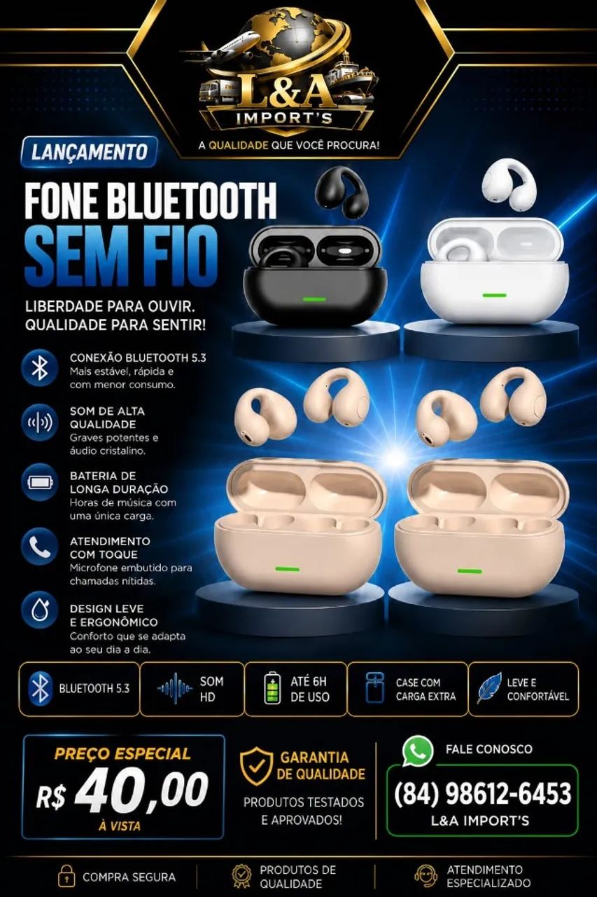 Fone Bluetooth 