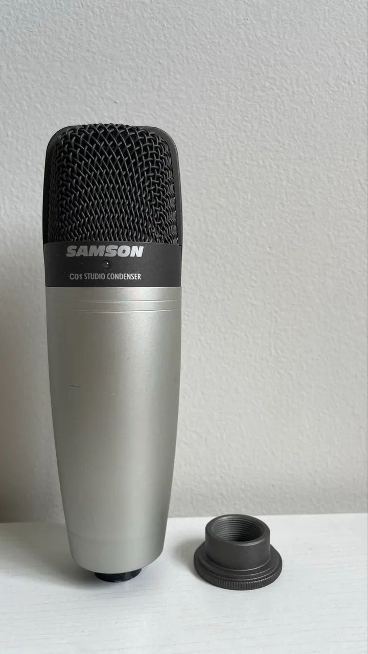 Kit Estúdio: Microfone Samson C01 USB + Headphone SR85