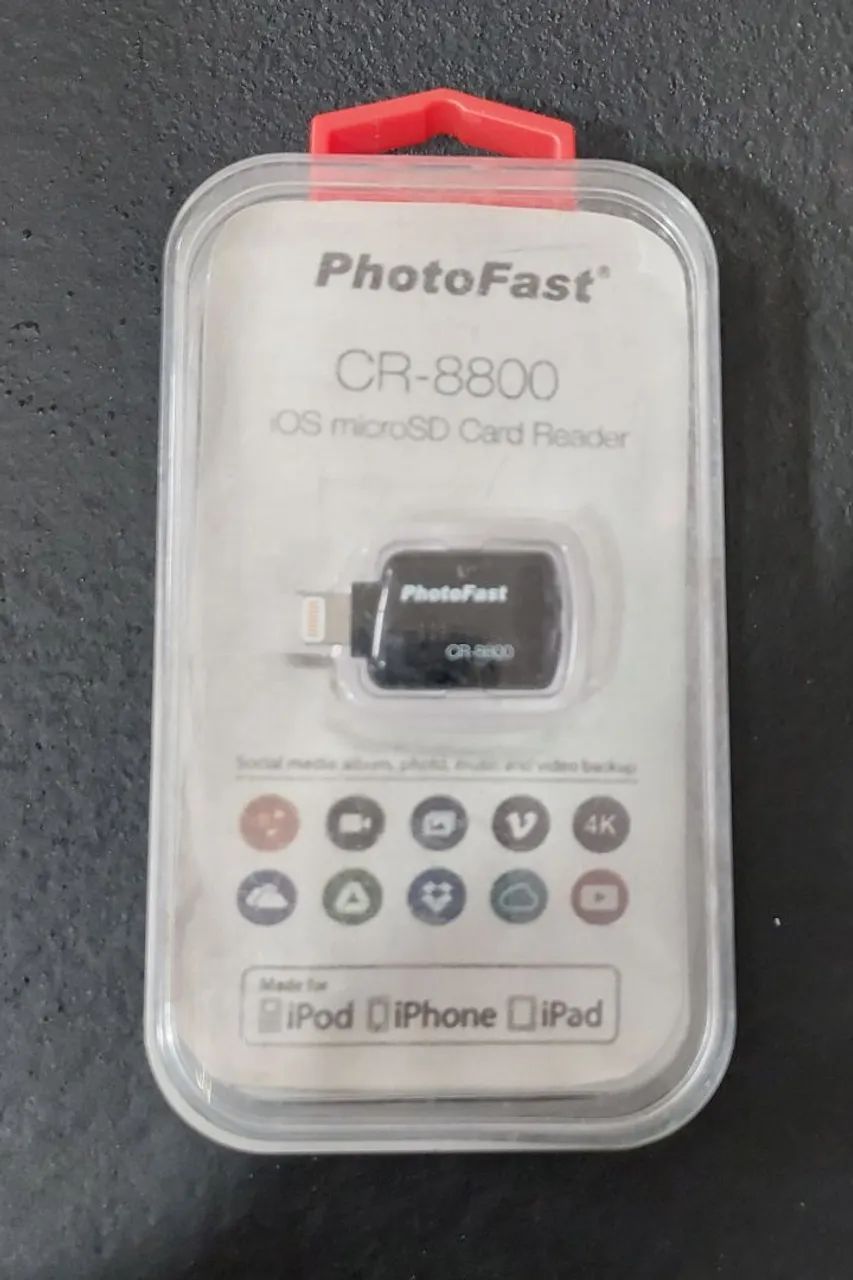 Fhotofast Cr-8800 Leitor mic roSd para IPHONE /IPAD - Foto 3