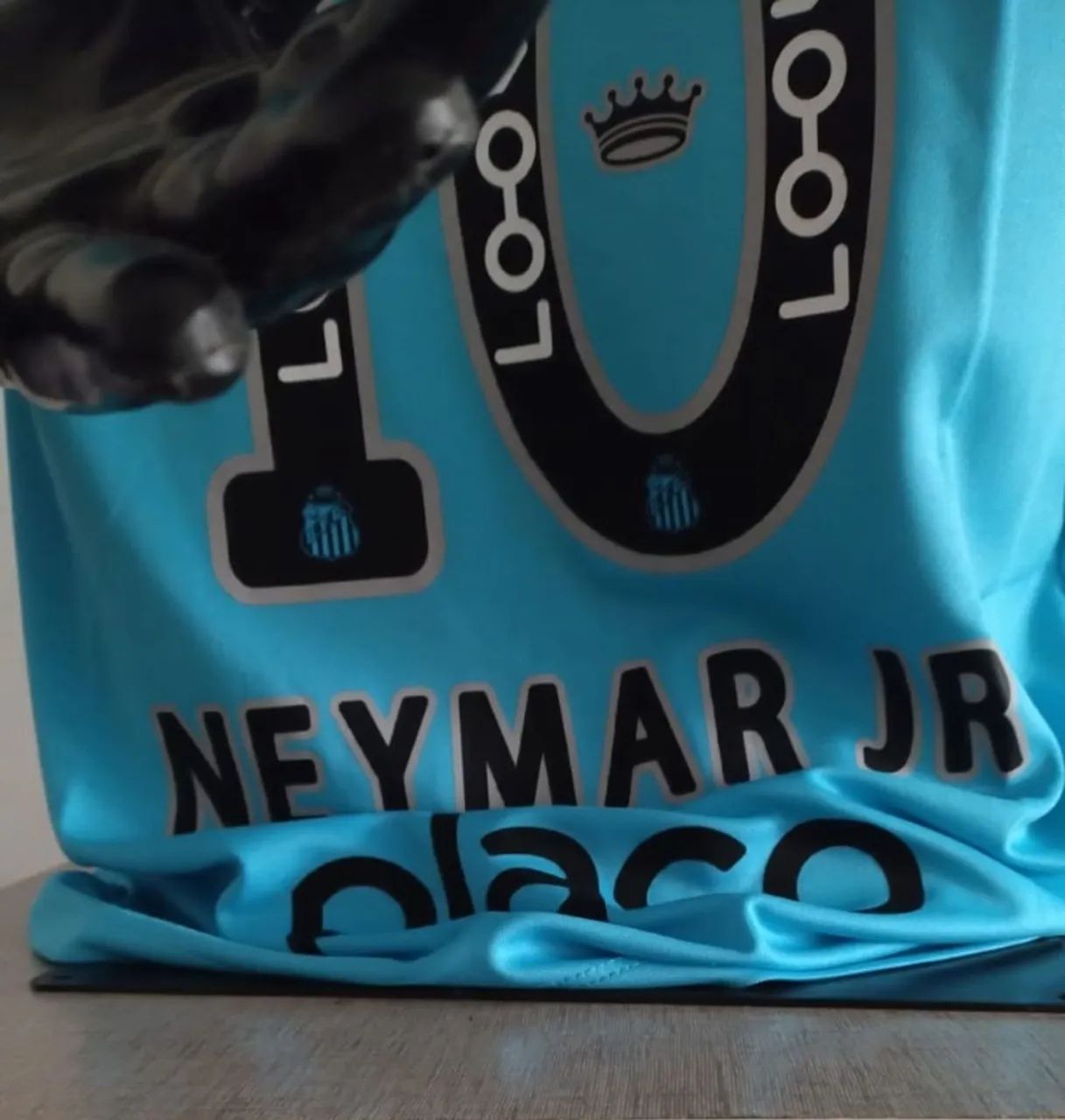 Camisa do Santos com os patrocínios personalizada nome e número  - Foto 6