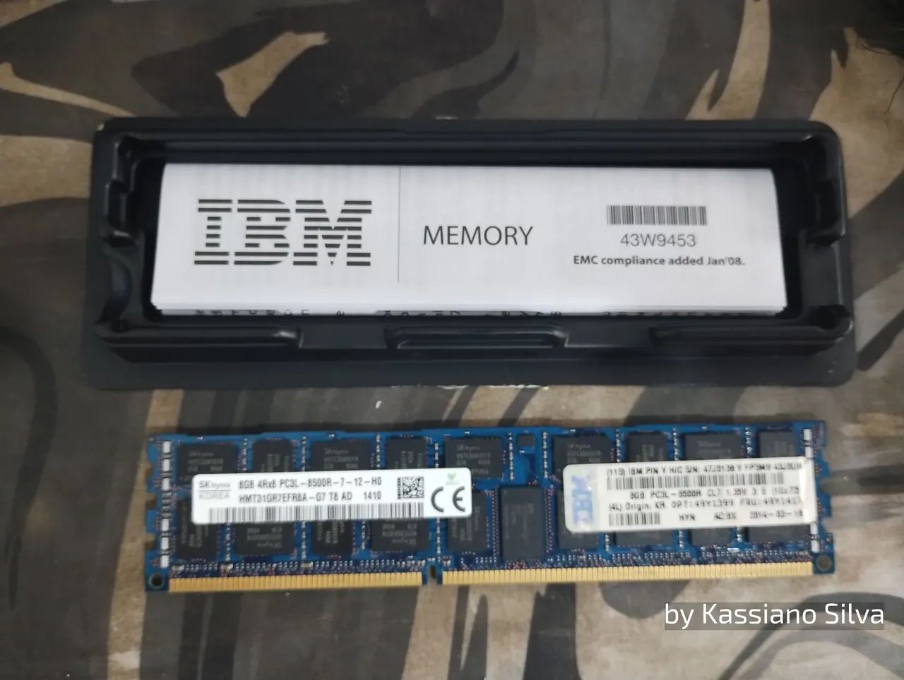 Memória 8gb-ddr3/8500/Ecc-registrada IBM servidor - Memória RAM