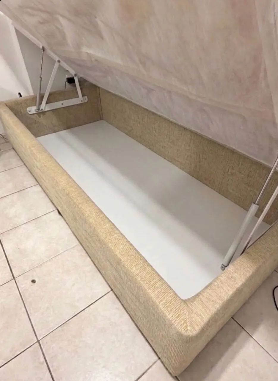Cama de solteiro com baú  - Foto 4
