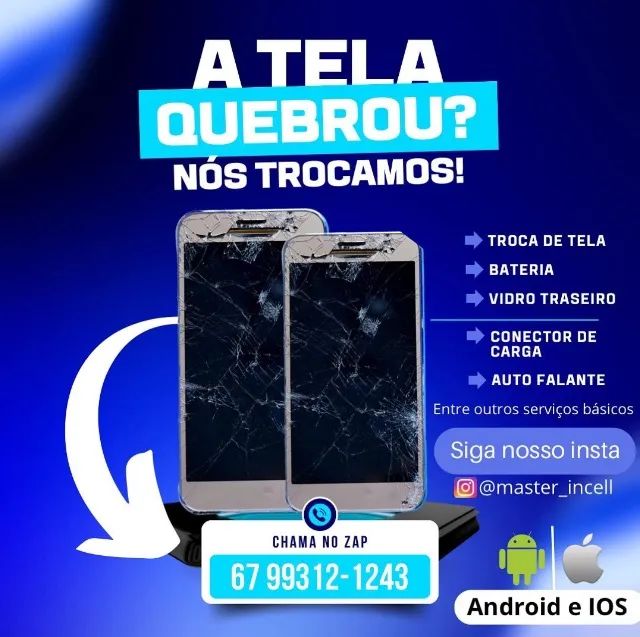 Assistencia Tecnica Android e ios | busco e entrego