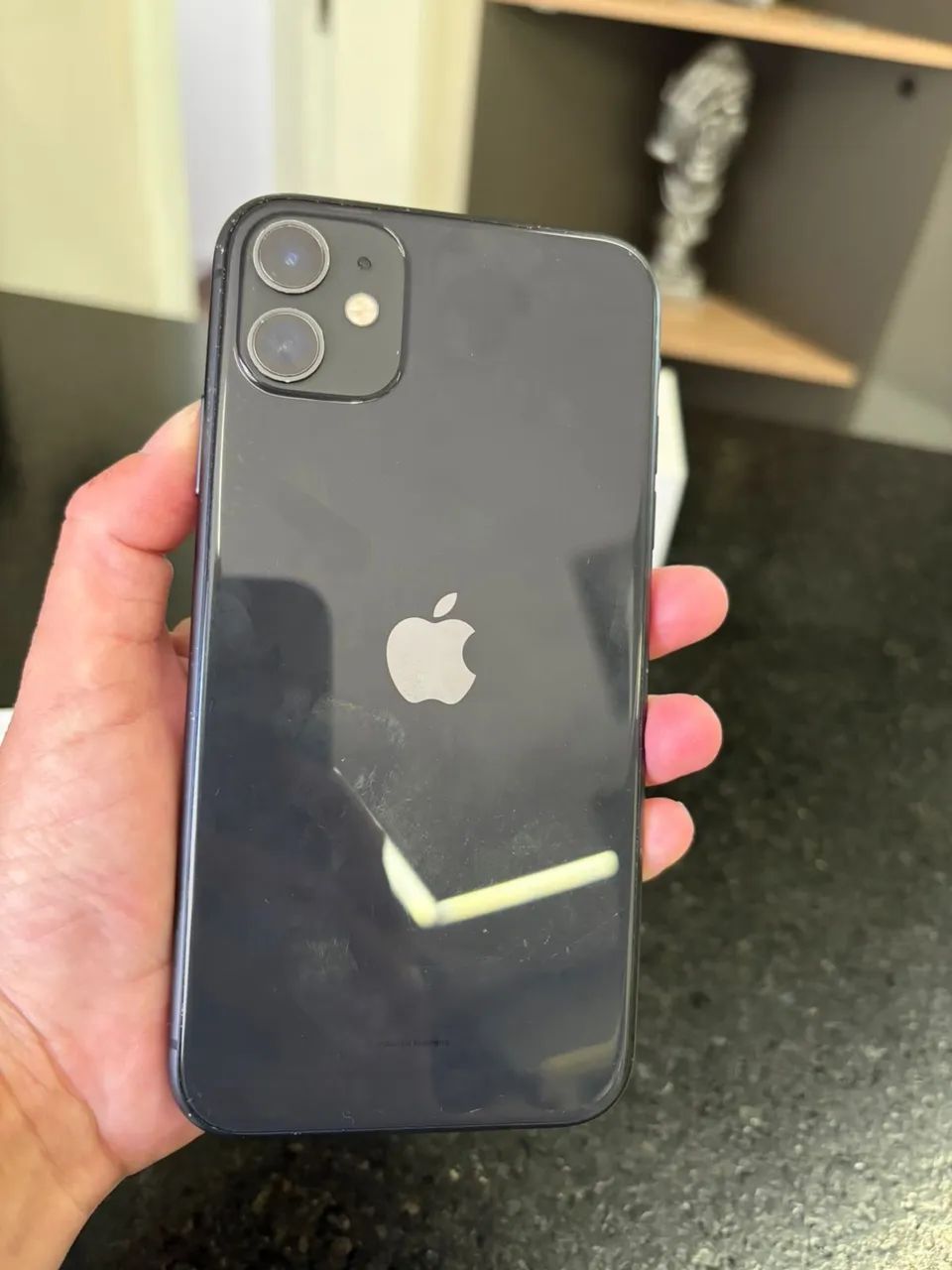 iPhone 11 256GB Cinza - 100% Original + NF + Fone Novo - Celulares