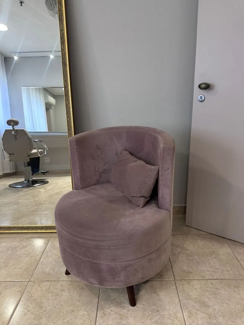 Poltrona de veludo - Foto 2