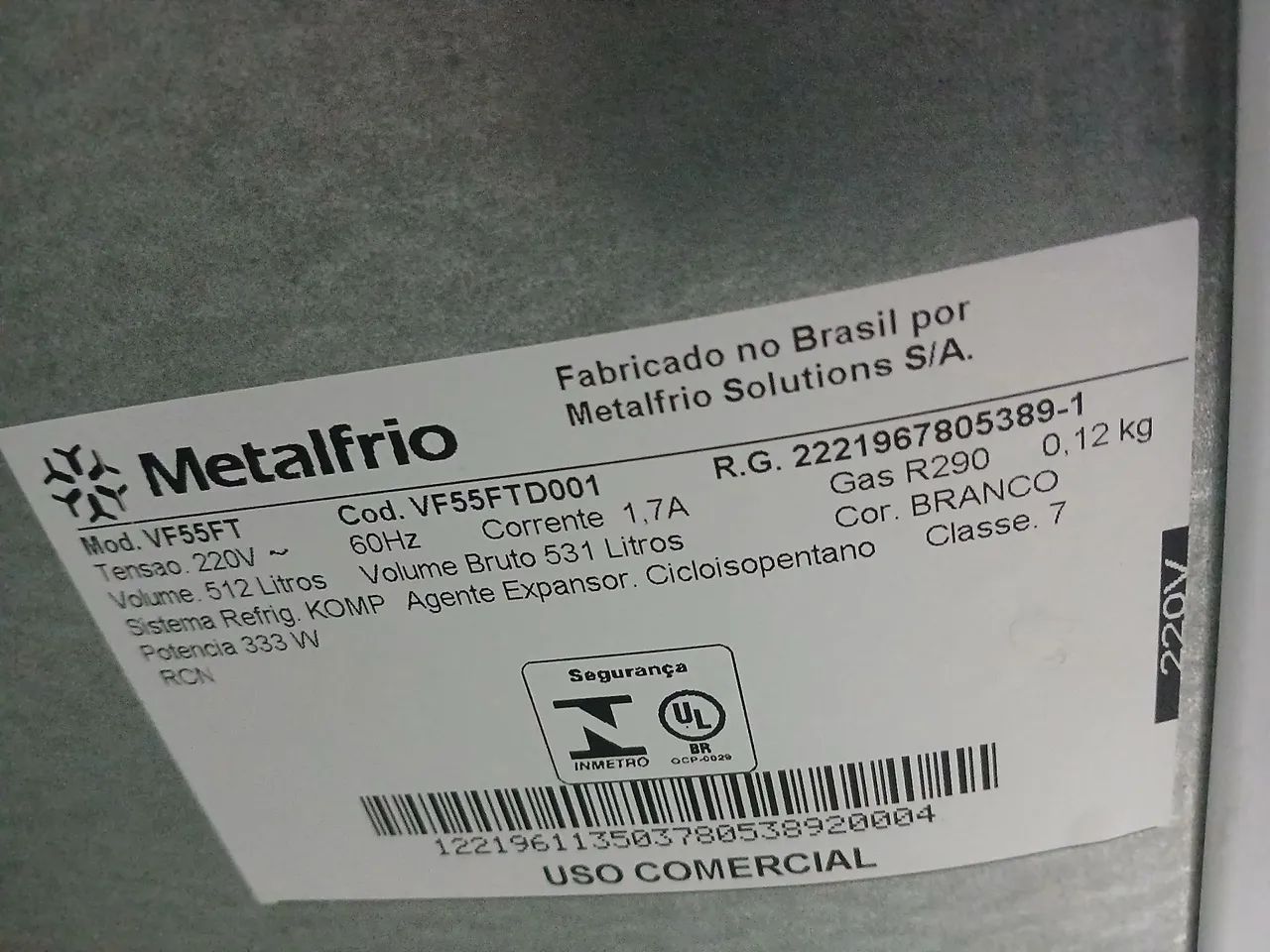 Freezer vertical Metalfrio  - Foto 5