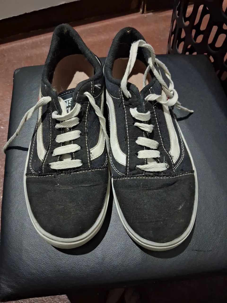 Tênis Vans Old Skool preto/branco - Foto 5
