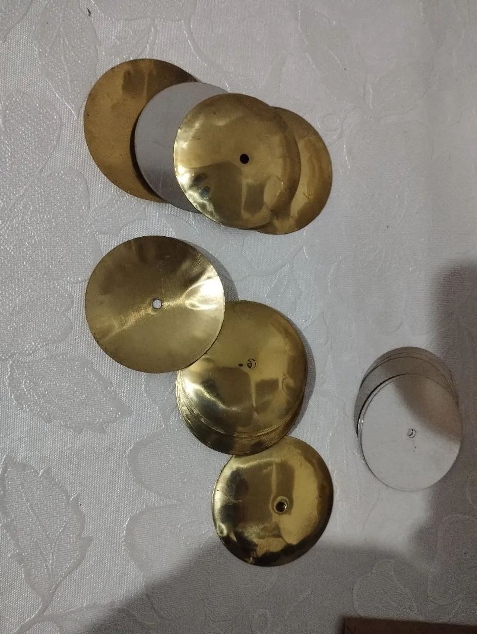 Pandeiro - Jogo de platinelas de latão  - Foto 2
